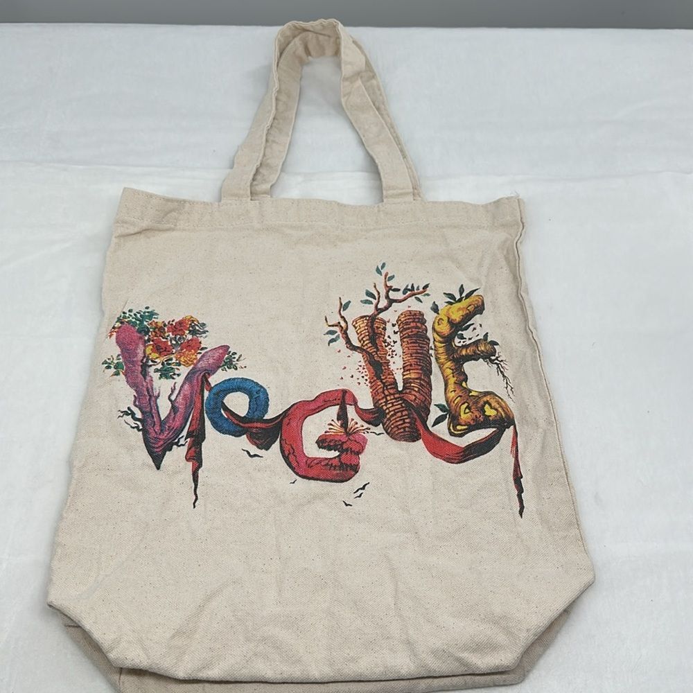 Vogue x Salvador Dali Tote Bag Canvas Top Handle